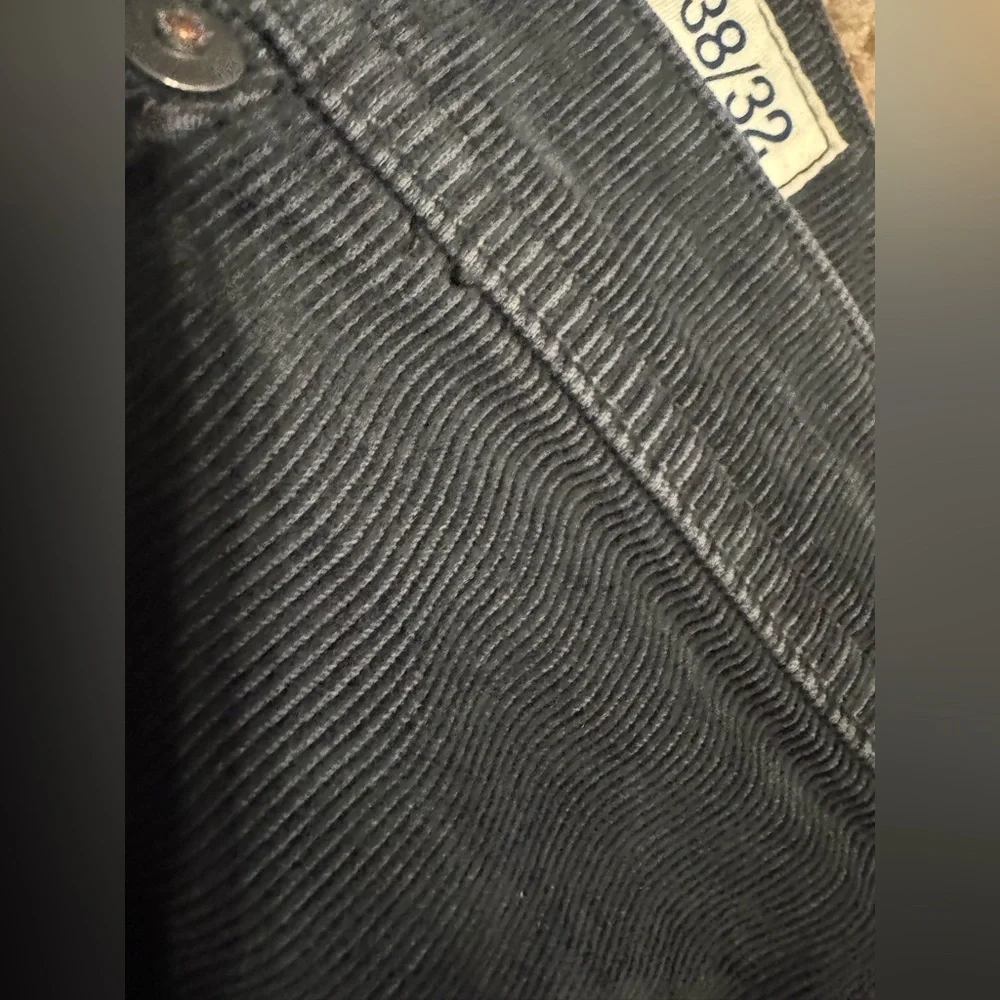 CREMIEUX Men’s Straight Fit Denim Lightweight Corduroy Charcoal Gray 38 x 32